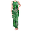 Melbourne Stars Tank Maxi Dress Graffiti Urban Aboriginal Dot Abstract Design