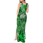 Melbourne Stars Tank Maxi Dress Graffiti Urban Aboriginal Dot Abstract Design