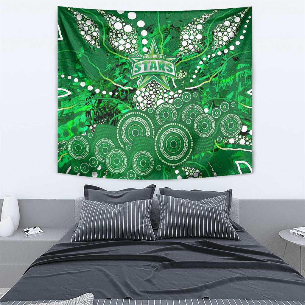 Melbourne Stars Tapestry Graffiti Urban Aboriginal Dot Abstract Design