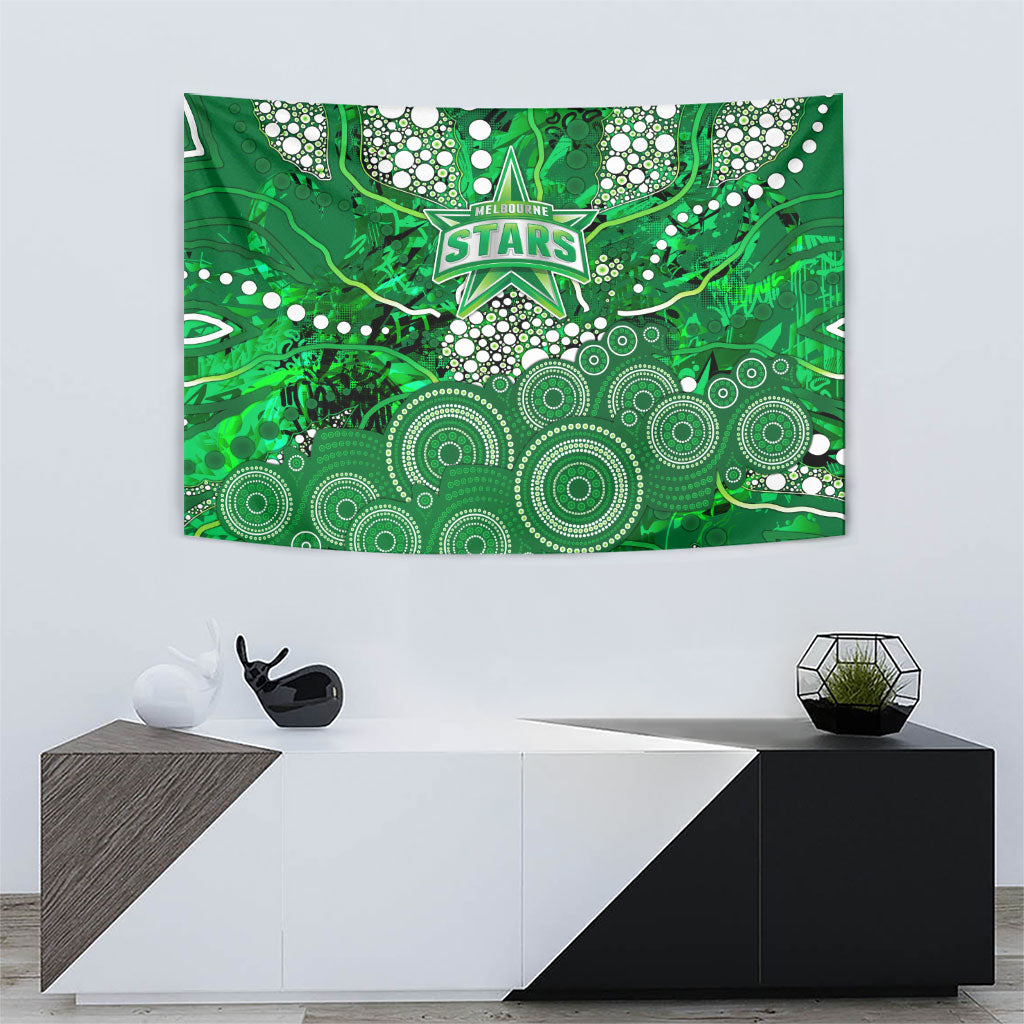 Melbourne Stars Tapestry Graffiti Urban Aboriginal Dot Abstract Design