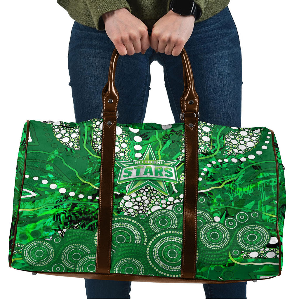 Melbourne Stars Travel Bag Graffiti Urban Aboriginal Dot Abstract Design
