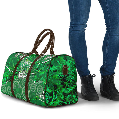 Melbourne Stars Travel Bag Graffiti Urban Aboriginal Dot Abstract Design