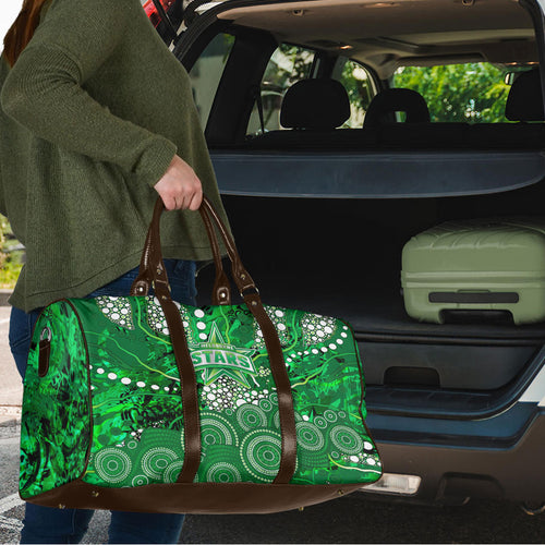 Melbourne Stars Travel Bag Graffiti Urban Aboriginal Dot Abstract Design