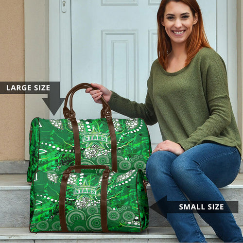 Melbourne Stars Travel Bag Graffiti Urban Aboriginal Dot Abstract Design