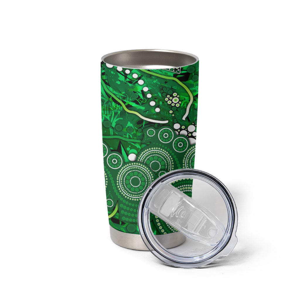 Melbourne Stars Tumbler Cup Graffiti Urban Aboriginal Dot Abstract Design