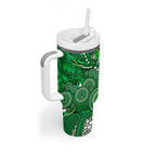 Melbourne Stars Tumbler With Handle Graffiti Urban Aboriginal Dot Abstract Design