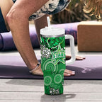 Melbourne Stars Tumbler With Handle Graffiti Urban Aboriginal Dot Abstract Design