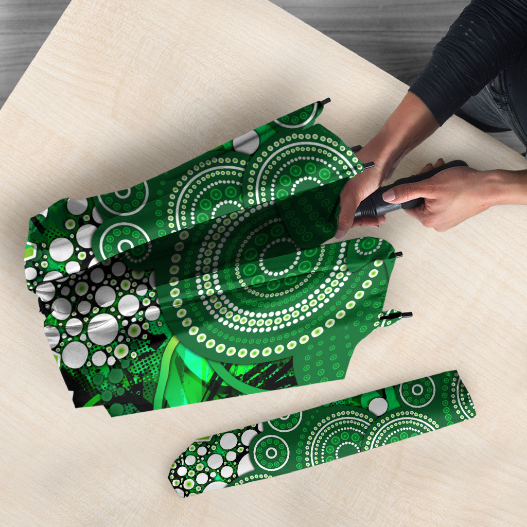 Melbourne Stars Umbrella Graffiti Urban Aboriginal Dot Abstract Design
