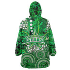 Melbourne Stars Wearable Blanket Hoodie Graffiti Urban Aboriginal Dot Abstract Design