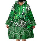 Melbourne Stars Wearable Blanket Hoodie Graffiti Urban Aboriginal Dot Abstract Design