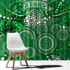 Melbourne Stars Window Curtain Graffiti Urban Aboriginal Dot Abstract Design