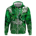 Melbourne Stars Zip Hoodie Graffiti Urban Aboriginal Dot Abstract Design
