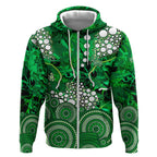 Melbourne Stars Zip Hoodie Graffiti Urban Aboriginal Dot Abstract Design