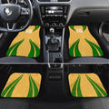 Personalized Australia Soccer Kangaroo Car Mats Gold Green Aussie Football Mascot Dynamic Sports Graphic