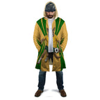 Personalized Australia Soccer Kangaroo Cloak Gold Green Aussie Football Mascot Dynamic Sports Graphic
