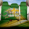 Personalized Australia Soccer Kangaroo Back Car Seat Cover Dynamic Kick with Australian Flag Green Gold Sports Graphic
