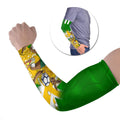 Personalized Australia Soccer Kangaroo Arm Sleeves Aussie Football Mascot Dynamic Sports Graphic