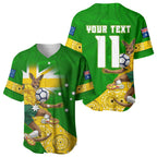Personalized Australia Soccer Kangaroo Baseball Jersey Aussie Football Mascot Dynamic Sports Graphic