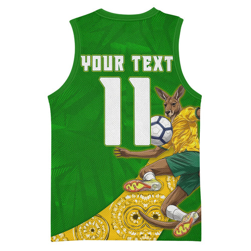 Personalized Australia Soccer Kangaroo Basketball Jersey Aussie Football Mascot Dynamic Sports Graphic