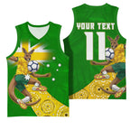 Personalized Australia Soccer Kangaroo Basketball Jersey Aussie Football Mascot Dynamic Sports Graphic
