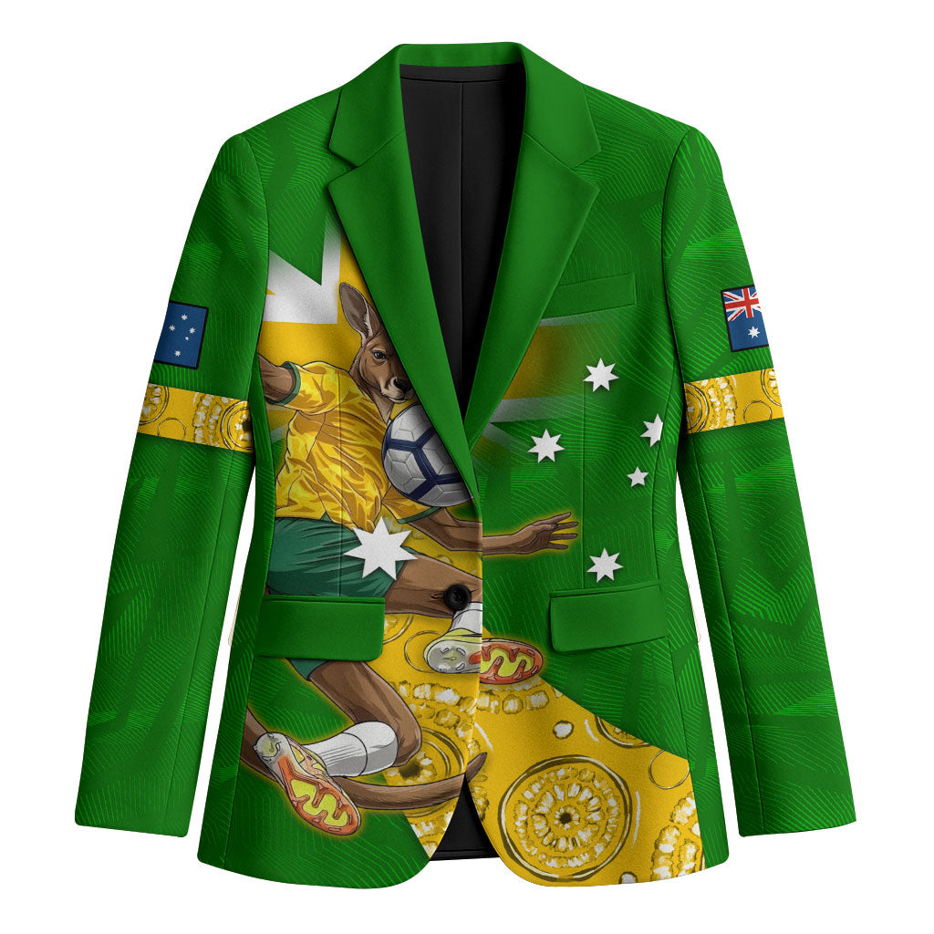 Personalized Australia Soccer Kangaroo Blazer Aussie Football Mascot Dynamic Sports Graphic