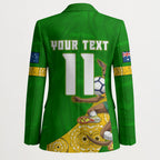Personalized Australia Soccer Kangaroo Blazer Aussie Football Mascot Dynamic Sports Graphic