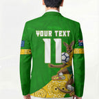 Personalized Australia Soccer Kangaroo Blazer Aussie Football Mascot Dynamic Sports Graphic