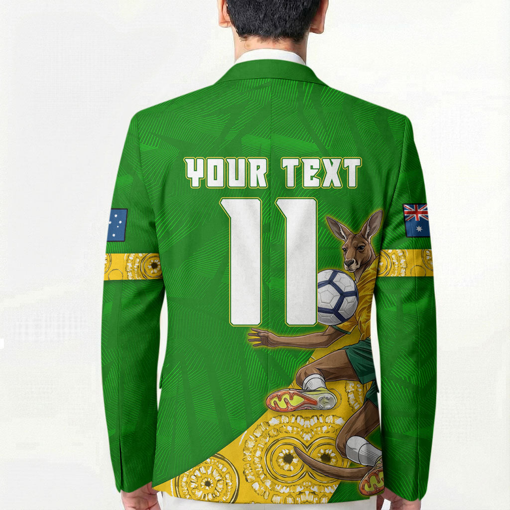 Personalized Australia Soccer Kangaroo Blazer Aussie Football Mascot Dynamic Sports Graphic