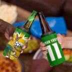 Personalized Australia Soccer Kangaroo 4 in 1 Can Cooler Tumbler Aussie Football Mascot Dynamic Sports Graphic