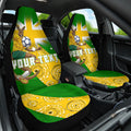 Personalized Australia Soccer Kangaroo Car Seat Cover Aussie Football Mascot Dynamic Sports Graphic