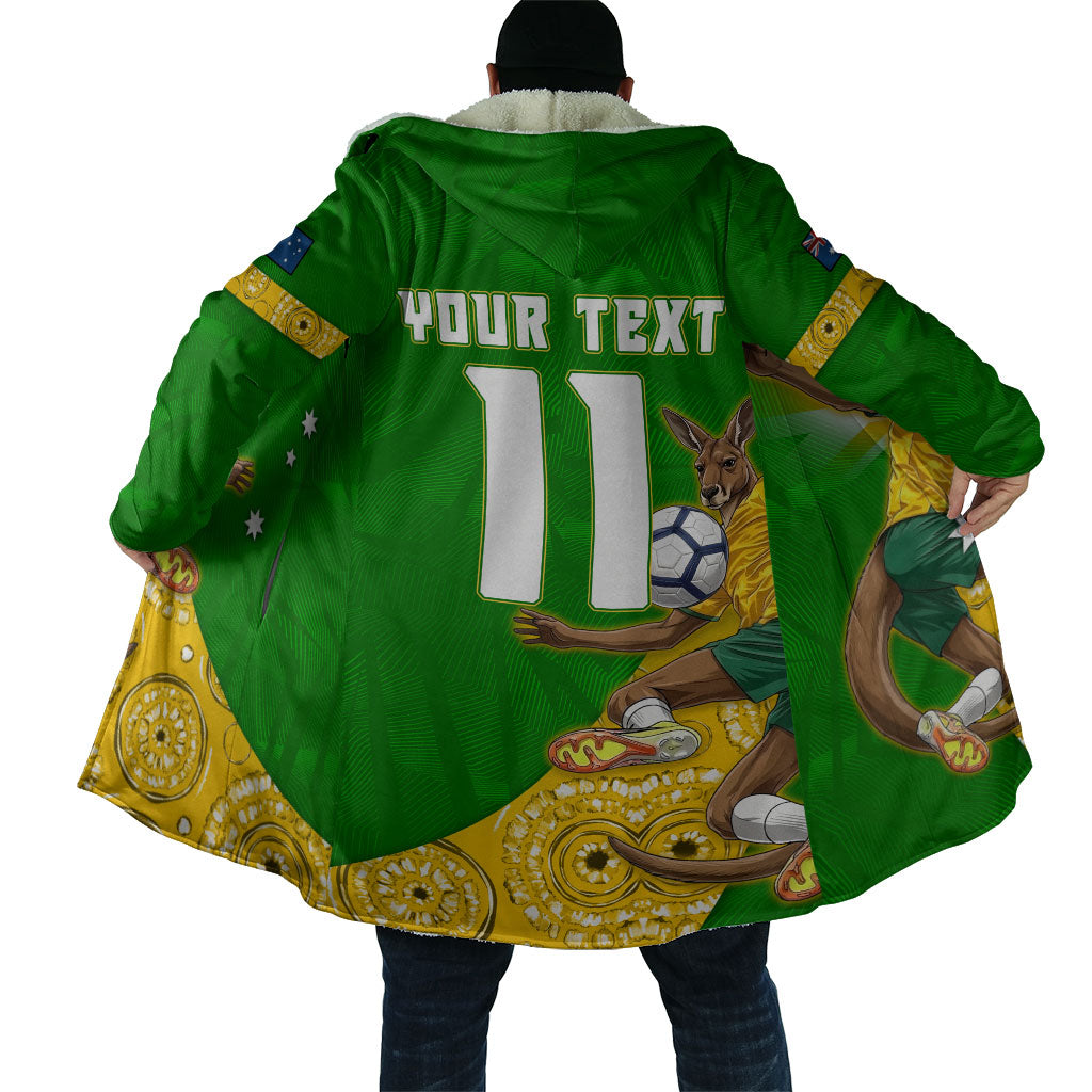 Personalized Australia Soccer Kangaroo Cloak Aussie Football Mascot Dynamic Sports Graphic