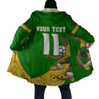Personalized Australia Soccer Kangaroo Cloak Aussie Football Mascot Dynamic Sports Graphic