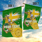 Personalized Australia Soccer Kangaroo Garden Flag Aussie Football Mascot Dynamic Sports Graphic