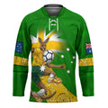 Personalized Australia Soccer Kangaroo Hockey Jersey Aussie Football Mascot Dynamic Sports Graphic