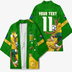 Personalized Australia Soccer Kangaroo Kimono Aussie Football Mascot Dynamic Sports Graphic