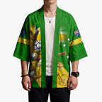 Personalized Australia Soccer Kangaroo Kimono Aussie Football Mascot Dynamic Sports Graphic