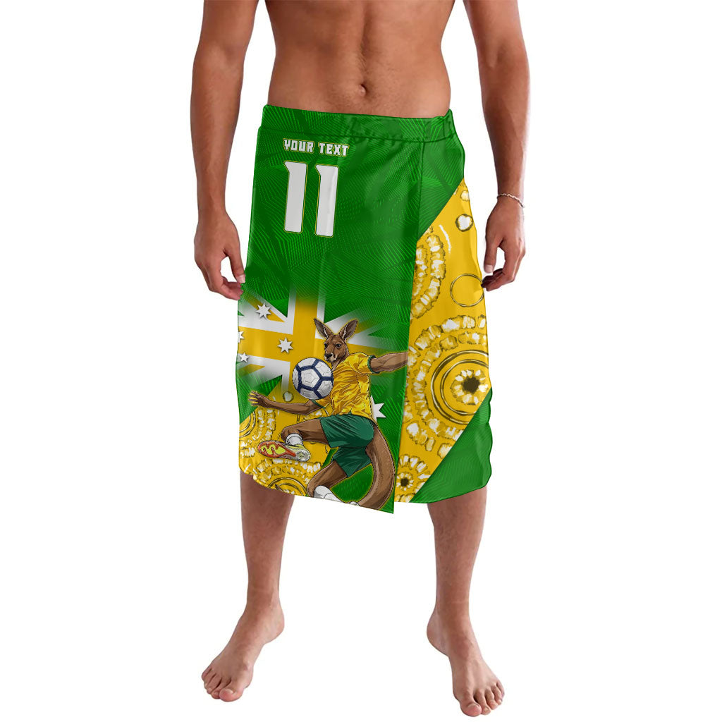 Personalized Australia Soccer Kangaroo Lavalava Aussie Football Mascot Dynamic Sports Graphic