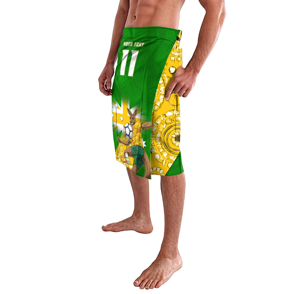 Personalized Australia Soccer Kangaroo Lavalava Aussie Football Mascot Dynamic Sports Graphic
