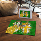 Personalized Australia Soccer Kangaroo Puzzle Aussie Football Mascot Dynamic Sports Graphic