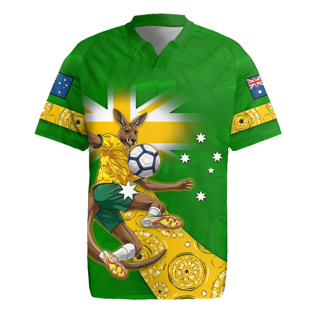 Personalized Australia Soccer Kangaroo Rugby Jersey Aussie Football Mascot Dynamic Sports Graphic
