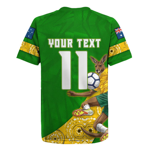 Personalized Australia Soccer Kangaroo Rugby Jersey Aussie Football Mascot Dynamic Sports Graphic