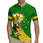 Personalized Australia Soccer Kangaroo Rugby Jersey Aussie Football Mascot Dynamic Sports Graphic