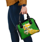 Personalized Australia Soccer Kangaroo Shoulder Handbag Aussie Football Mascot Dynamic Sports Graphic