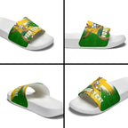 Personalized Australia Soccer Kangaroo Slide Sandals Aussie Football Mascot Dynamic Sports Graphic