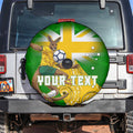 Personalized Australia Soccer Kangaroo Spare Tire Cover Aussie Football Mascot Dynamic Sports Graphic
