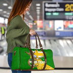 Personalized Australia Soccer Kangaroo Travel Bag Aussie Football Mascot Dynamic Sports Graphic