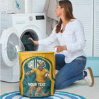 Personalized Wallabies Rugby Laundry Basket Australian Wallaby Kangaroo Team Graphic