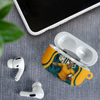 Personalized Wallabies Rugby AirPods Case Australian Wallaby Kangaroo Team Graphic