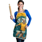 Personalized Wallabies Rugby Apron Australian Wallaby Kangaroo Team Graphic
