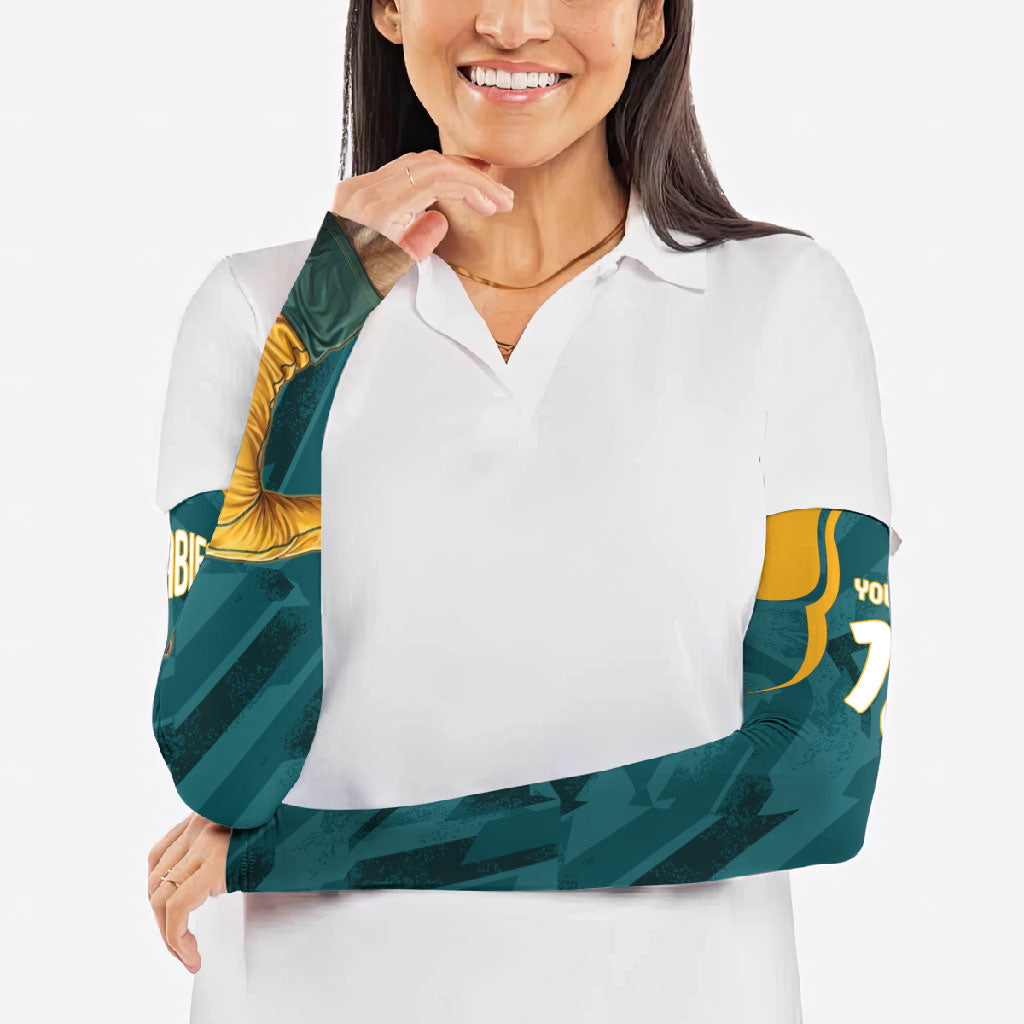 Personalized Wallabies Rugby Arm Sleeves Australian Wallaby Kangaroo Team Graphic